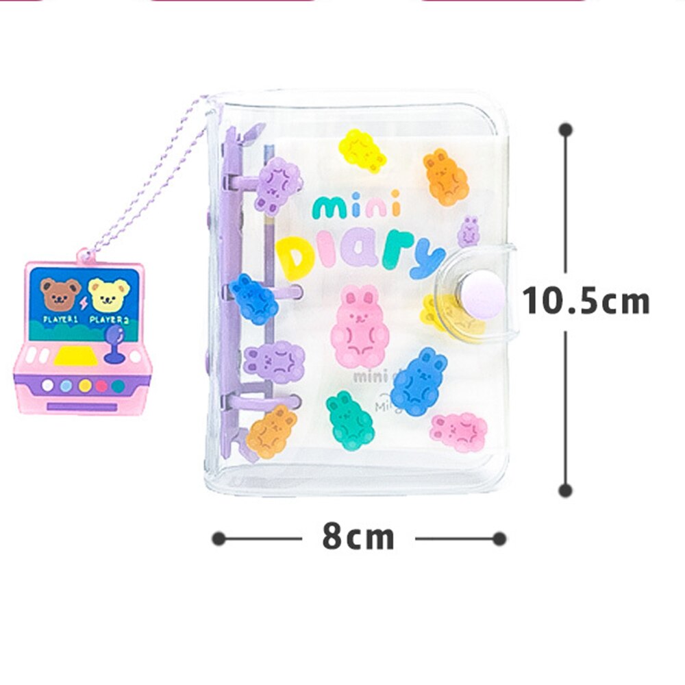 Cute 90 Sheet 3 Holes Loose-leaf Journal Notebook Diary Agenda To Do List Notepad Kawaii School Stationery