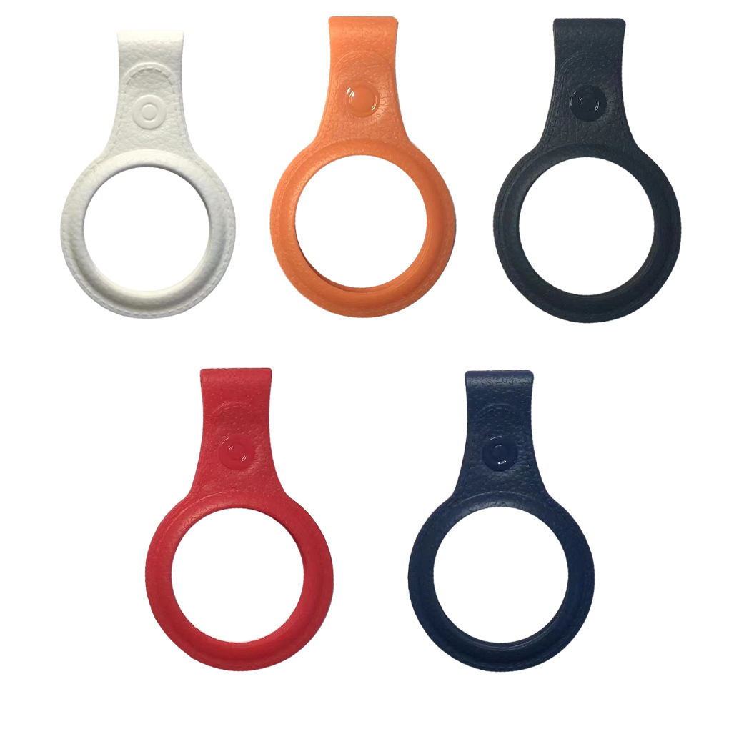 Ledertasche Für Apfel Airtags schutzhülle Für Apfel Lokalisierer Tracker Anti-verloren Gerät Keychain Schützen Hülse