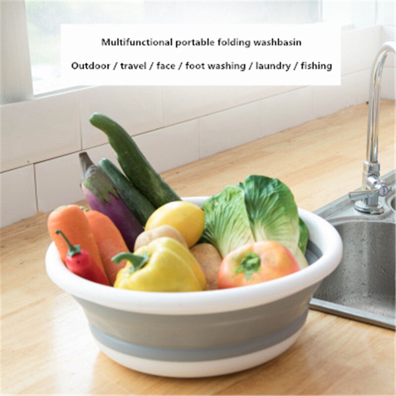 opvouwbare wastafel intrekbare huishouden wassen schuim voet draagbare reizen outdoor auto wassen wastafel wastafel