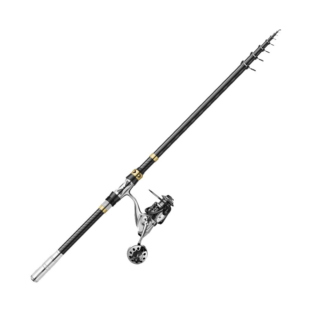 Telescopic Fly Fishing Rod Carbon Fiber Fishing Rod Pole Casting Spinning Mini Saltwater ultra-light handle Pole Fishing Rod#40