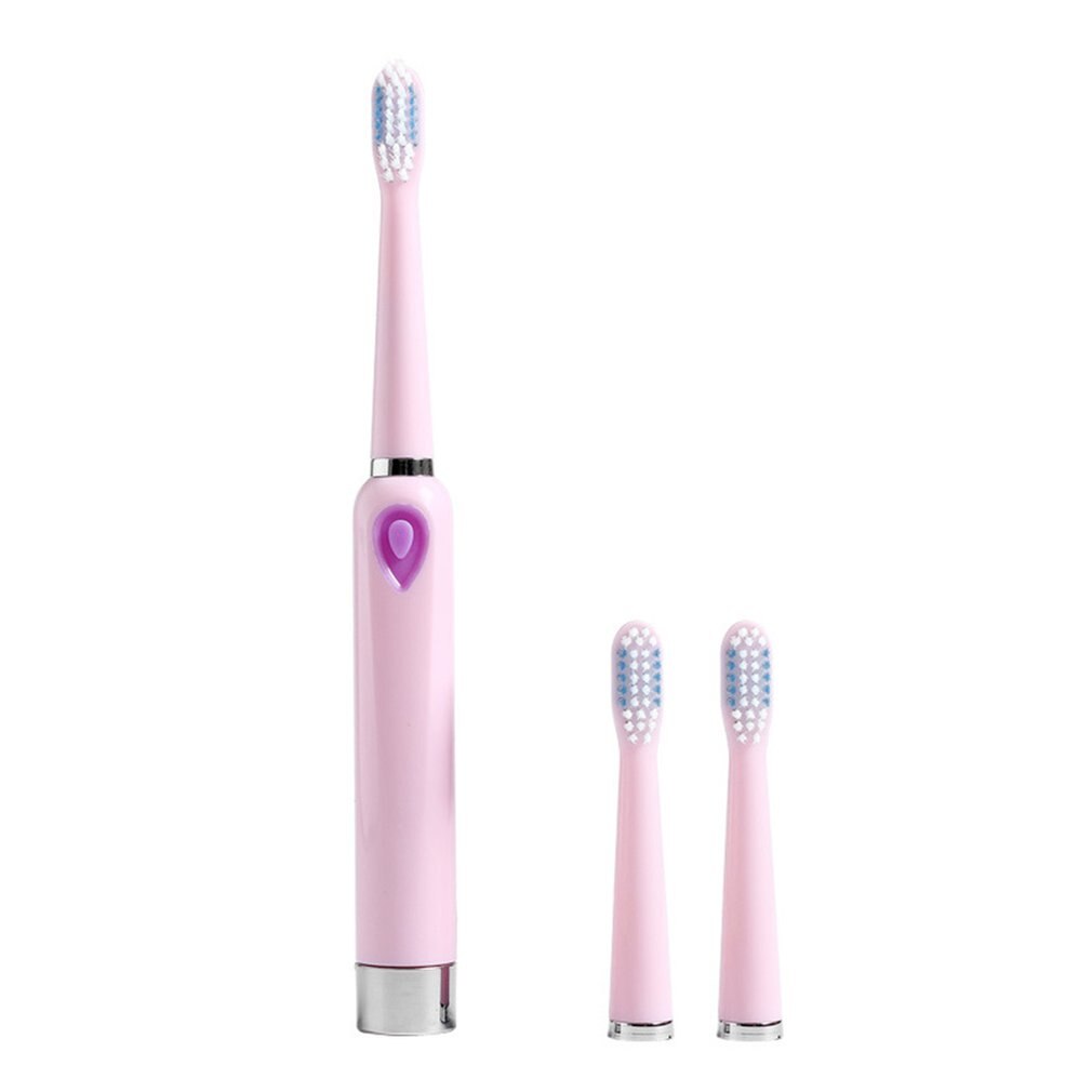 Electric Toothbrush Adult Household Intelligent Ultrasonic Waterproof Soft Fur Toothbrush Waterproof: Pink Type3