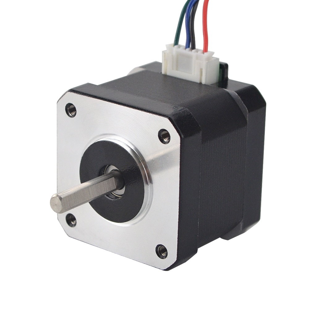 5PCS 37.5mm Nema17 Stepper Motor 42 Motor Nema 17 Motor 42BYGH 1.7A(17HS4401S) Motor 4-lead for 3D Printer CNC
