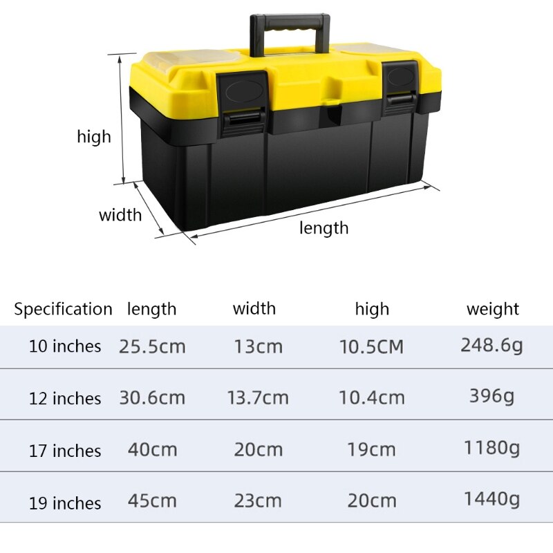 Household Maintenance Tool Storage Box for Amateur Worker Anti-Fall