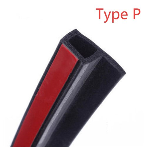 2Meter Auto Afdichting P Z D Type Automotive Deur Tochtstrip Deur Rubberen Afdichting Strip Auto Geluidsisolatie Auto Rubber afdichting Voor