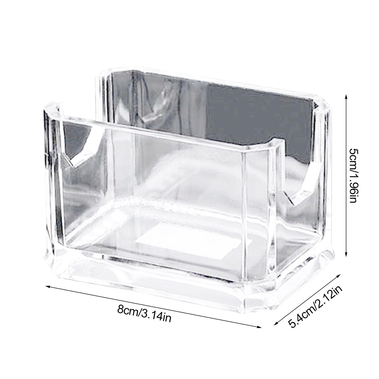 Acrylic Storage Box Tea Bags Holder Coffee Sugar Clear Organizer Transparent Appearance Looks High-end For Storing Tea Bags