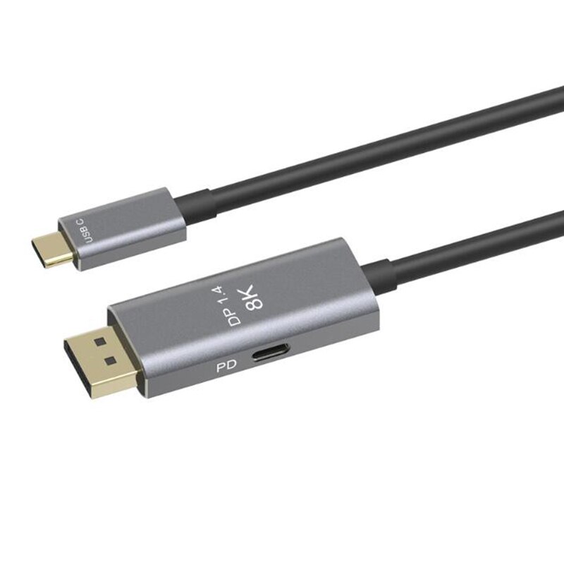 Usb c na kabel displayport 8k 60hz 4k 144hz rodzaj c 3 1 robi dp 1