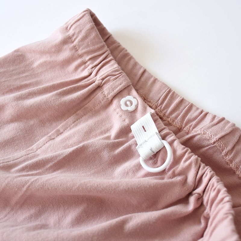 Bomullsblandning plus size xl gravidhembyxor gravida kvinnor lediga sovbyxor för graviditet nattkläder kläder