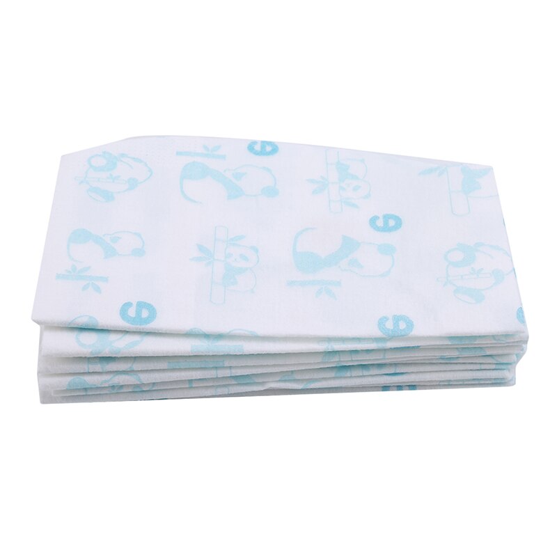 Baby Wasserdicht Vlies Stoff Einweg Lätzchen Tragbare Baby Kleinkind Lätzchen Fütterung Speichel Schürze Papier Lätzchen: Panda