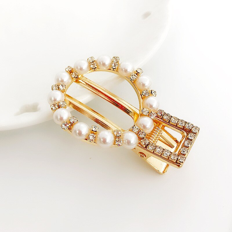 1 ensemble de pinces à cheveux en perles pour filles et femmes, barrettes, épingles à cheveux géométriques, accessoires pour cheveux