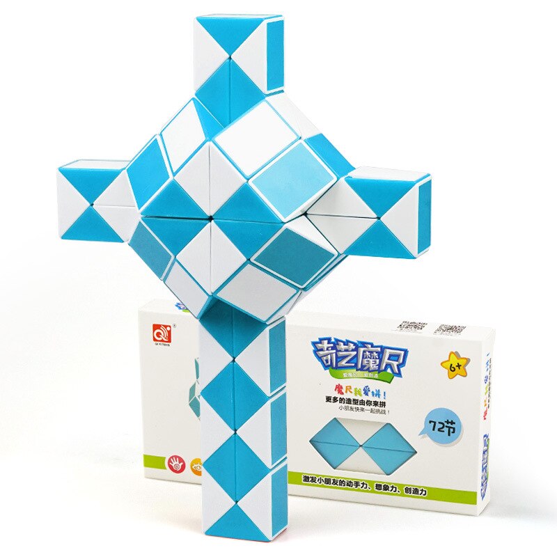 60 segmenti Magia Regola Snake Cube Varietà Fai Da Te Elastico Cambiato Popolare Twist Trasformabile Del Capretto Giocattolo Di Puzzle Per I Bambini