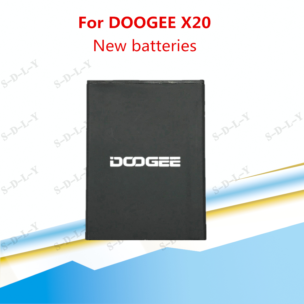 Doogee X20 Batterij 2580Mah 100% Vervanging Accessoire Accu Voor Doogee X20 Smart Telefoon