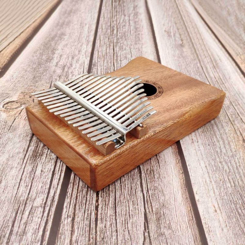 17 Key Kalimba African solid Mahogany Thumb For Beginner Finger Piano 17 keys Solid Wooden Musical Instruments