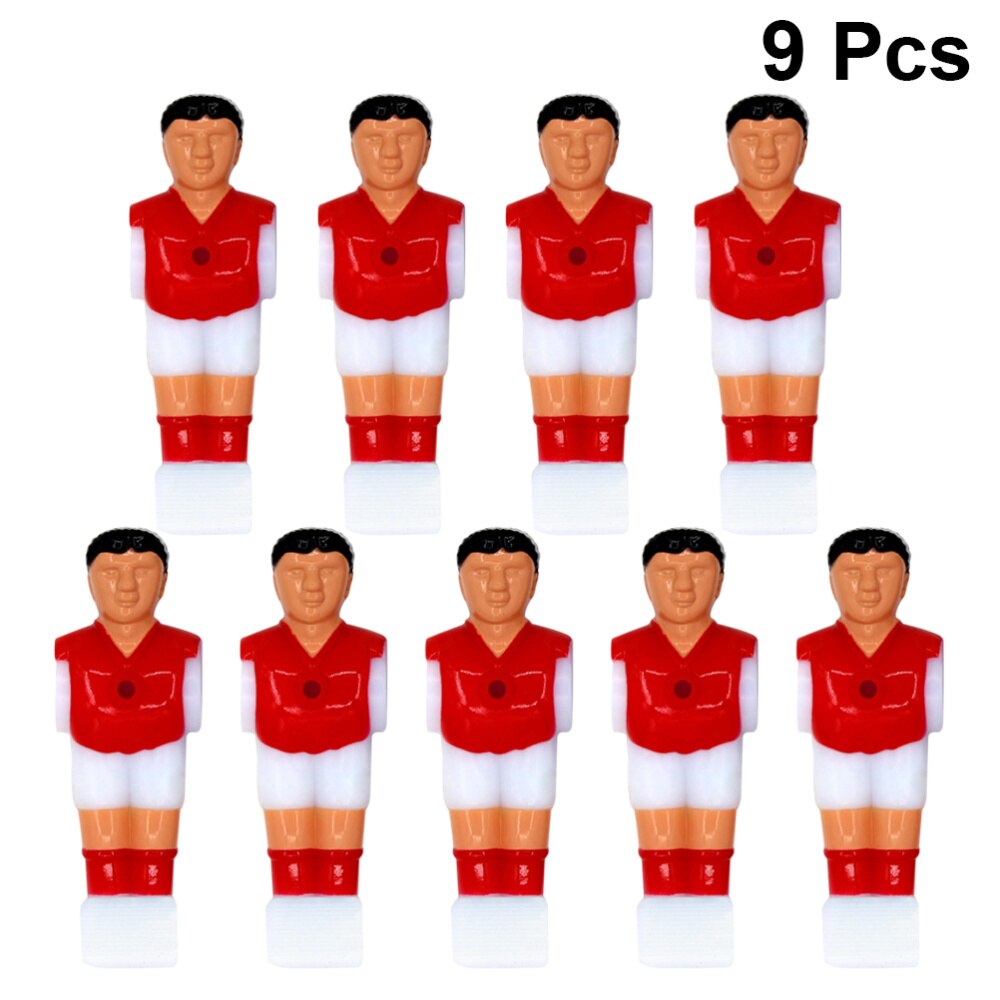 9Pcs Tafelvoetbal Machine Pop Tafel Tafelvoetbal Mannen Speler Vervangende Onderdelen Kinderen Tafel Games Accessoires