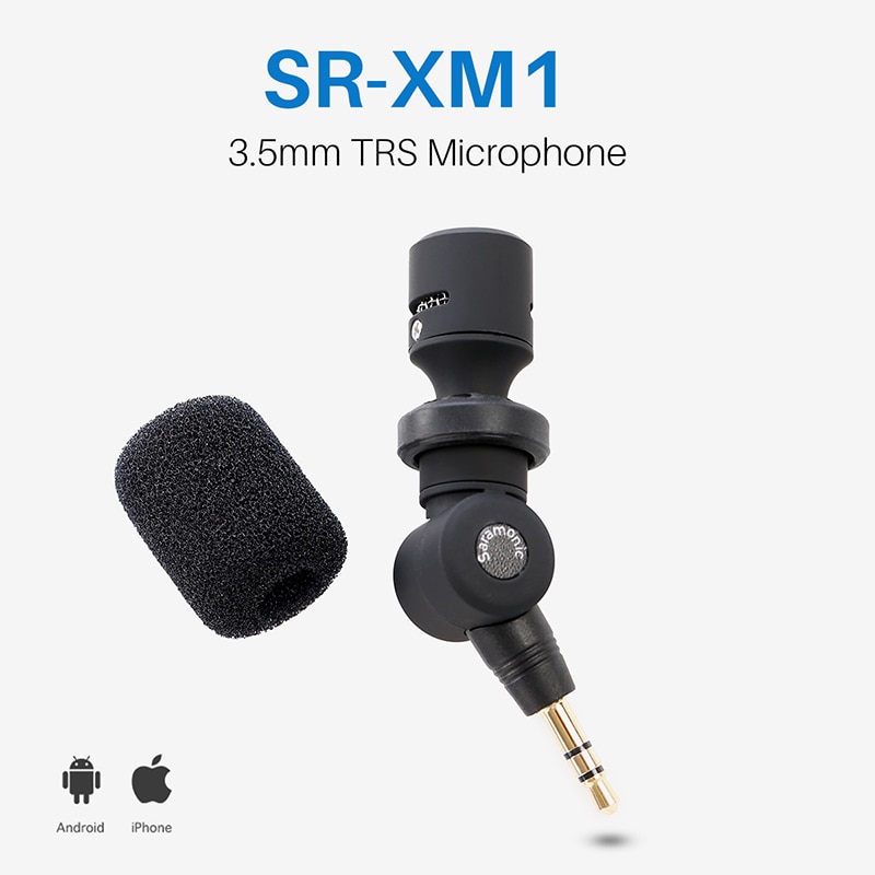 Saramonic SR-XM1 Sans Fil Enregistrement Vlog Micro pour Gopro 8 Max 7 6 TRS Prise Micro pour Caméra D'action DSLR Sony RX100 VII Camixer