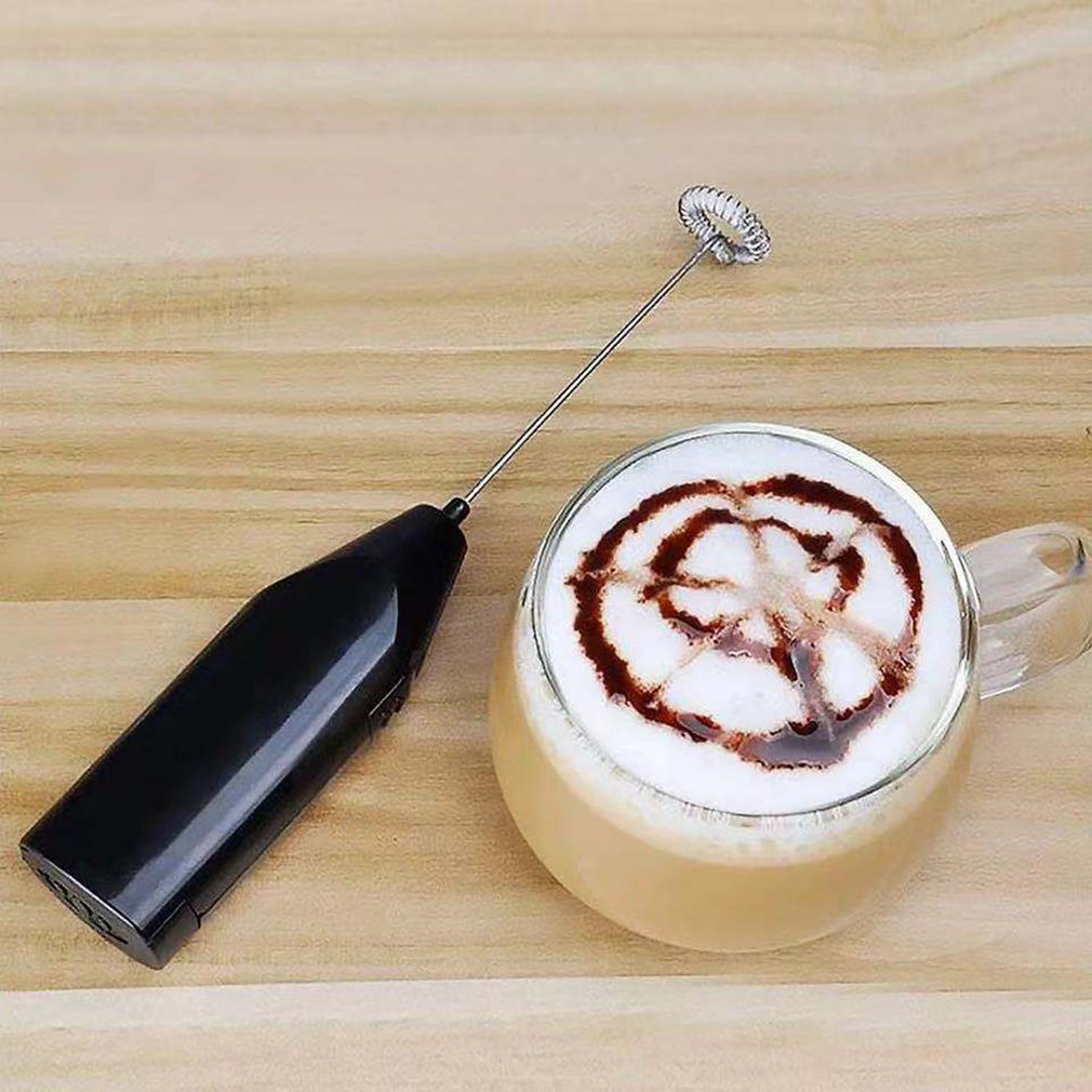 Elektrische Melkschuimer Koffie Machine Mixer Hand Grond Cappuccino Schuim Blender Eiklopper Stirrer Mini Frother Maker Koken Tool