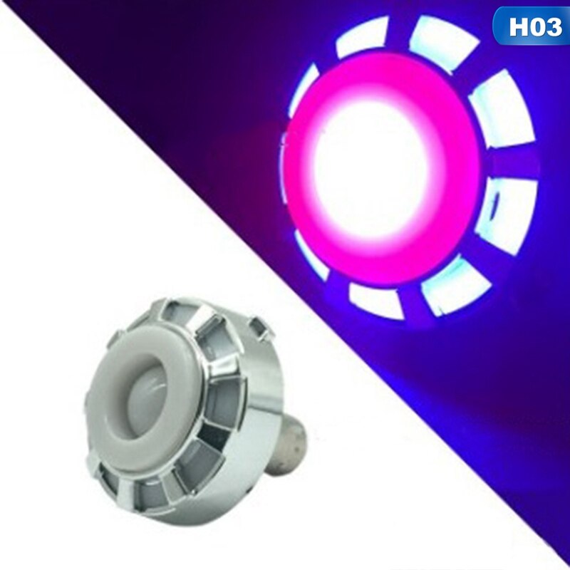 Faro LED de Ojos de Ángel para motocicleta y coche, Mini proyector de luz alta/baja, lámpara DRL con retroiluminación, 30W: 3
