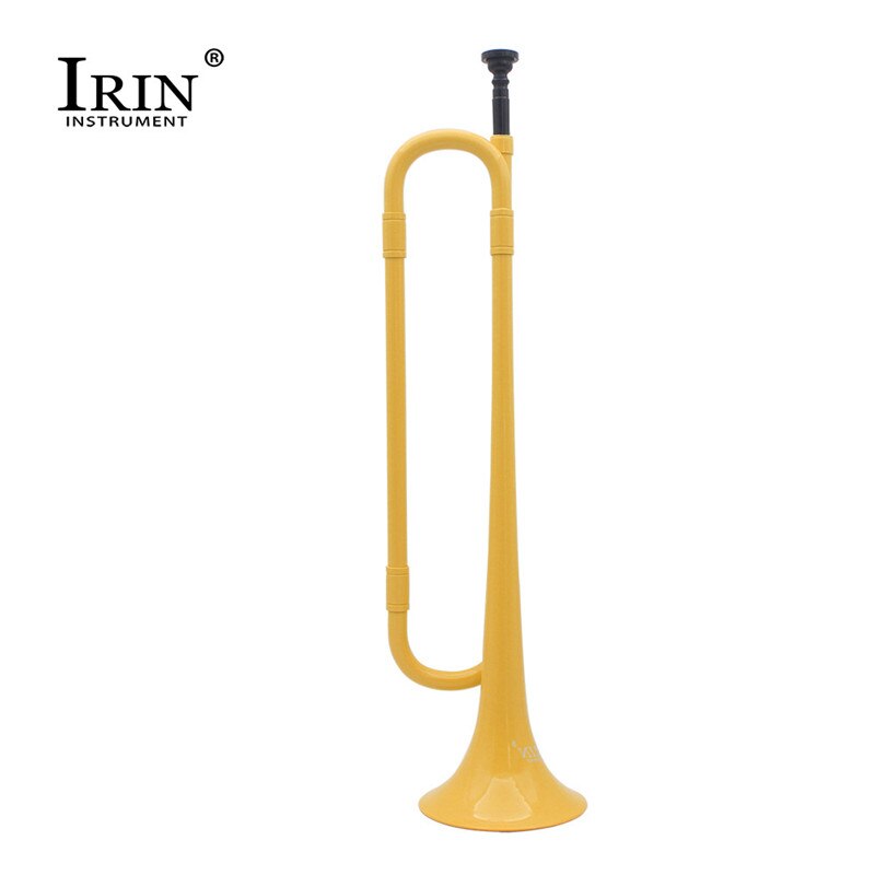 B-flat Plastic Trumpet B Down Plastic Trumpet Party Bugle Trumpet Student Band Performance Brass Instruments: Dark Khaki