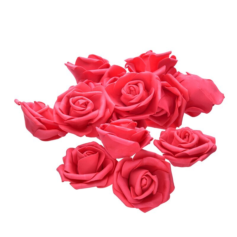 50Pcs 7cm PE Foam Rose Artificial Flower Heads For... – Vicedeal