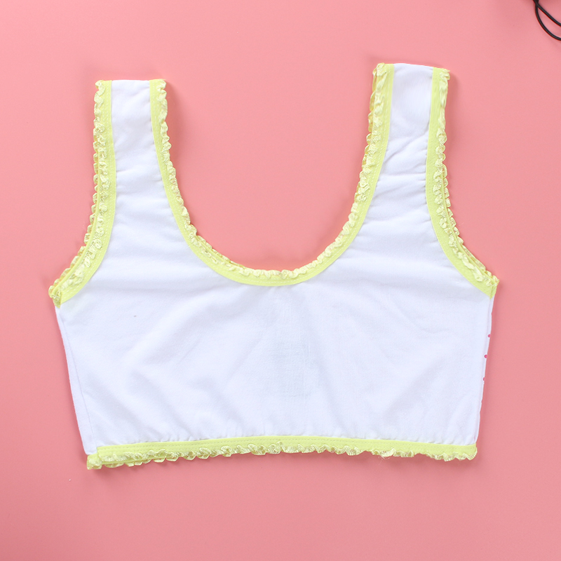 Spetsväst underkläder bh barn spandex 8-12 år liten flickas stora flickas pubertet tonåring barn sommar assorterad 1 st