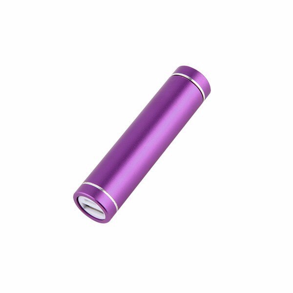 Multicolor USB 5V 1A Power Bank Suit 18650 Battery External DIY Kit Case Box Per Universal Mobile Phones Free Welding: Purple