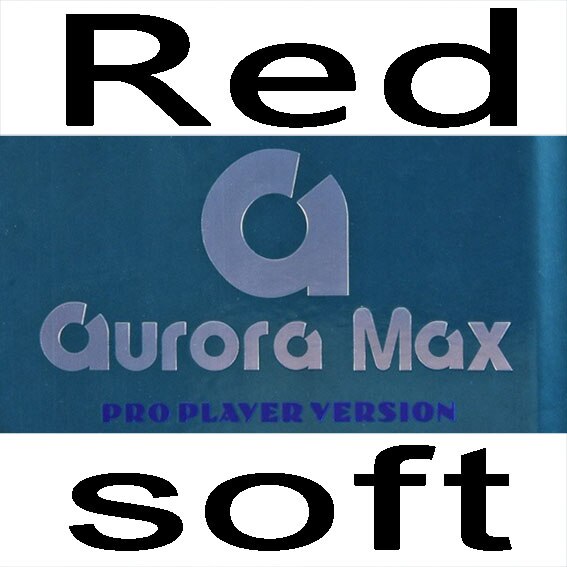 729 Aurora MAX Friendship table tennis rubber Pro Player Version non-sticky AGS Sponge ping pong tennis de mesa: red 2.1mm soft