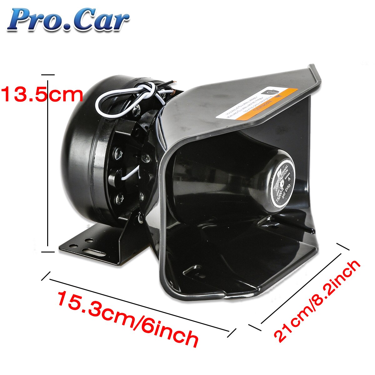 Police Siren Car MIC Speaker System 18 Sound Loud for Car Warning Alarm Police Fire Siren Horn,car amplifier Bluetooth Function: 200W speaker C