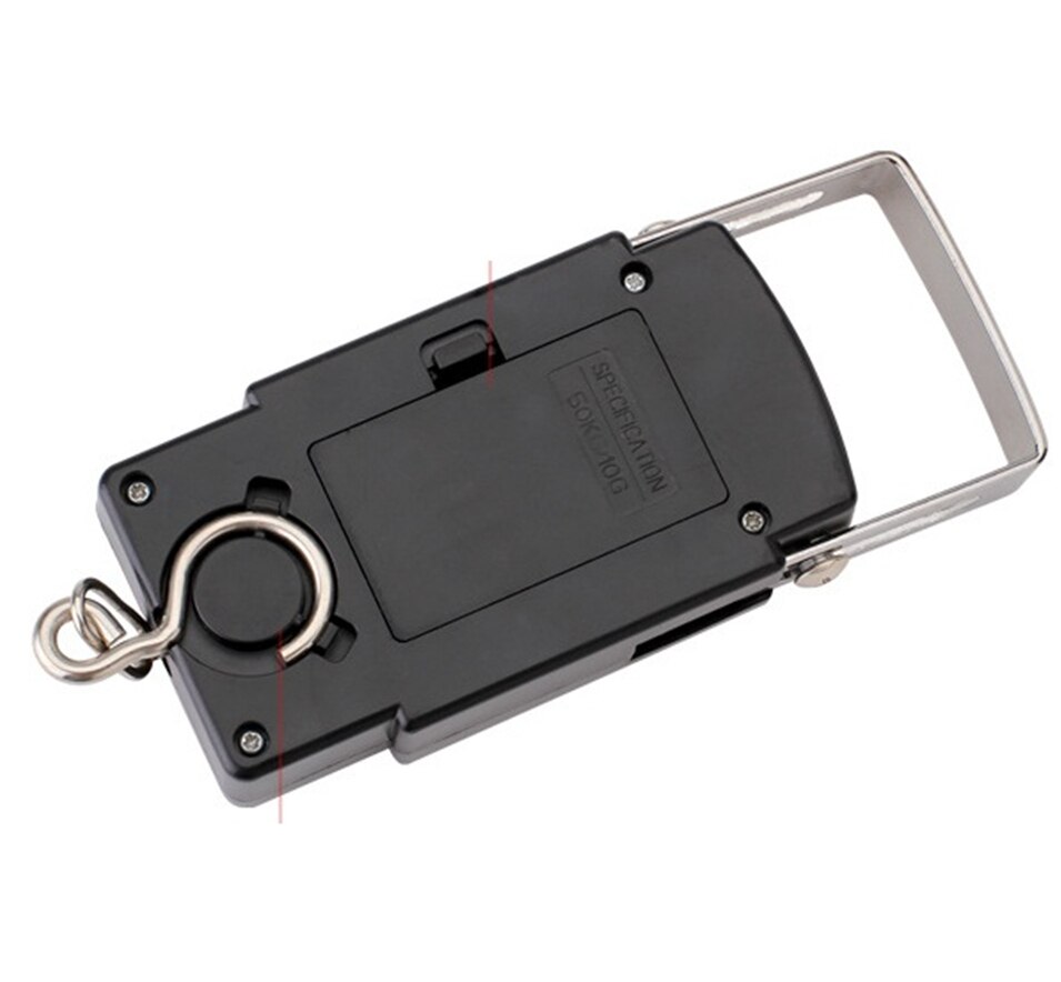 Balanza Digital portátil electrónica de 50KG/110LB 10g gancho colgante de pesca escala de peso del equipaje para balanza romana de equipaje