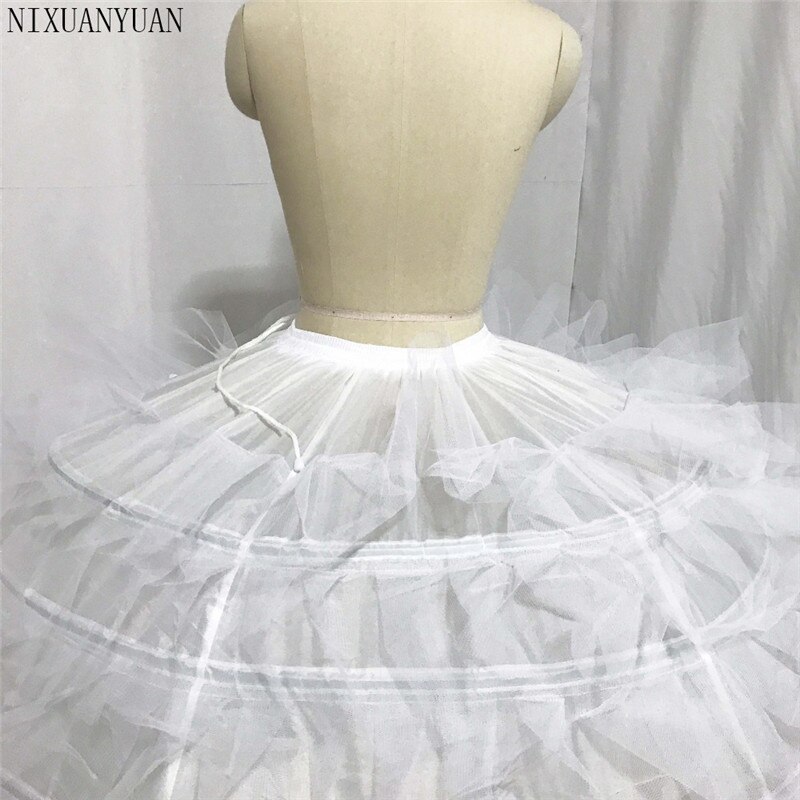 Häät alusvaatteet seitsemän kerros kova tylli turvonnut hääpuku suuri hääpuku puffer mekko