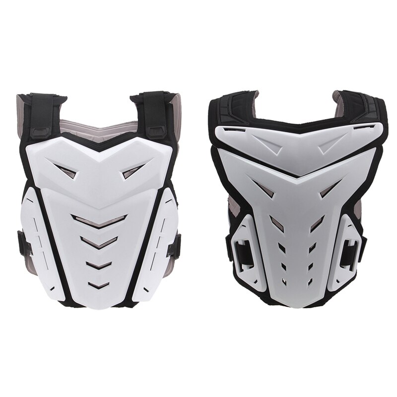 Sport Beschermende Motorfiets Armor Vest Racing Motocross Jas Crossmotor Peuter Kid Armour Off Road Ski Gear Bescherming Racer: White