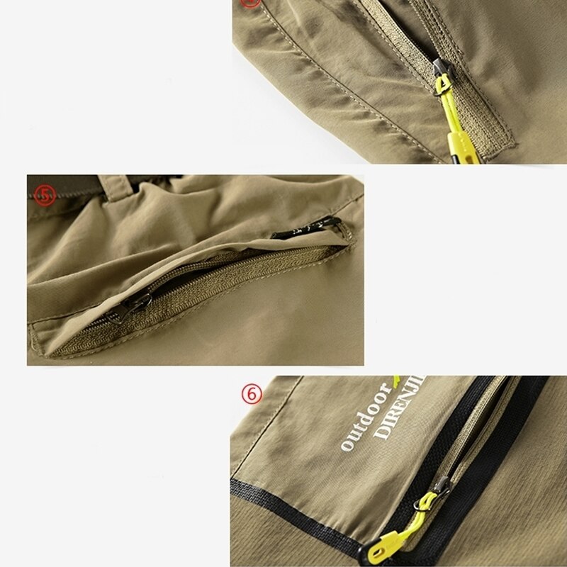Detachable Hiking Pants Men Waterproof Cargo Pants 5XL Winter Outdoor Trekking Fishing Camping Quick Dry Long Trouser Waist Belt