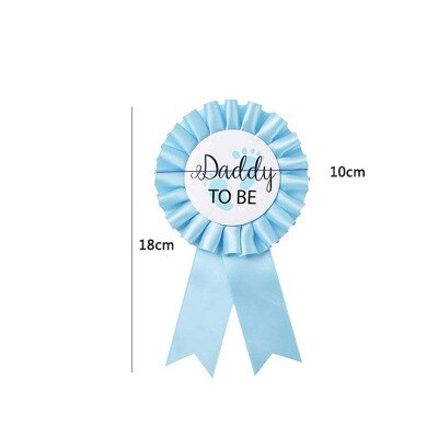 Maman pour être & papa pour être bébé douche rose bleu garçon fille anniversaire baptême Badge genre révèle fête Secret baptême Badge ww59