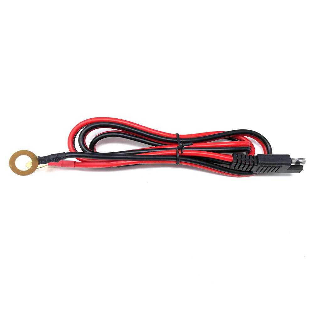 Cable de carga de batería, anillo, Terminal, arnés de cableado, Cable de desconexión rápida de clavijas, Cable de extensión de batería SAE, 100CM, 15AWG