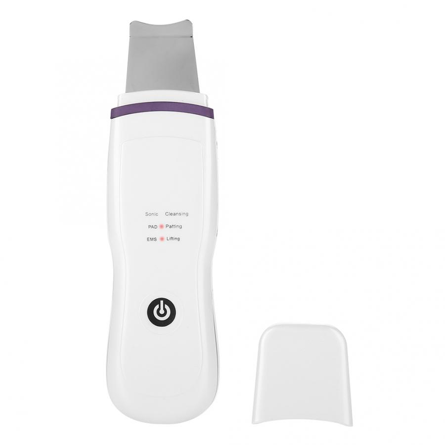 Ultrasonic Deep Cleansing Face Skin Cleaner Blackhead Removal 100-240V Ion Skin Scrubber Facial Peeling