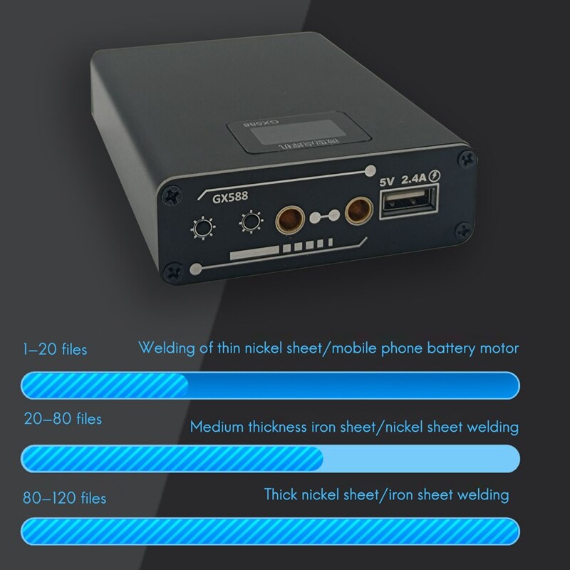 OLED Handheld Portable Mini Spot Welding Machine Diy Full Set Of Accessories