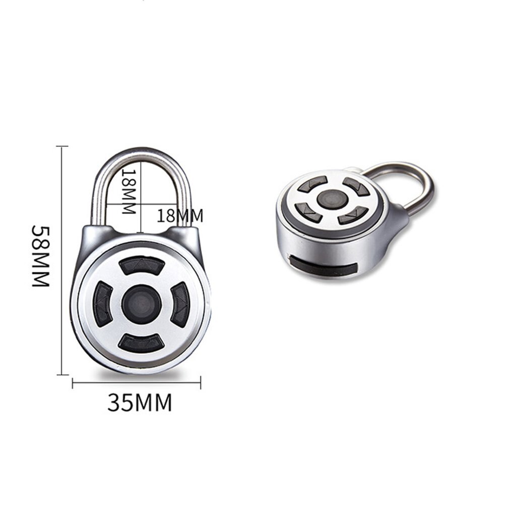 PasswordElectronic Intelligent Bluetooth Fingerprint Password Padlock Home Door App Remote Management Mobile Phone Unlock