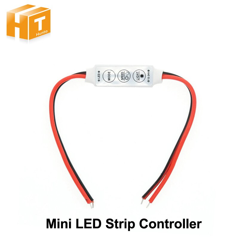 Led Strip Controler DC12V Mini 3 Sleutels Een Kleur Led Strip Controller