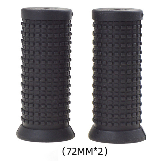 1 Pair 90mm Bike Handlebar Grips TPR Rubber Cover For Bicycle Cycling Handle Bar Grip Upgrade Replacement: Type B Double Short