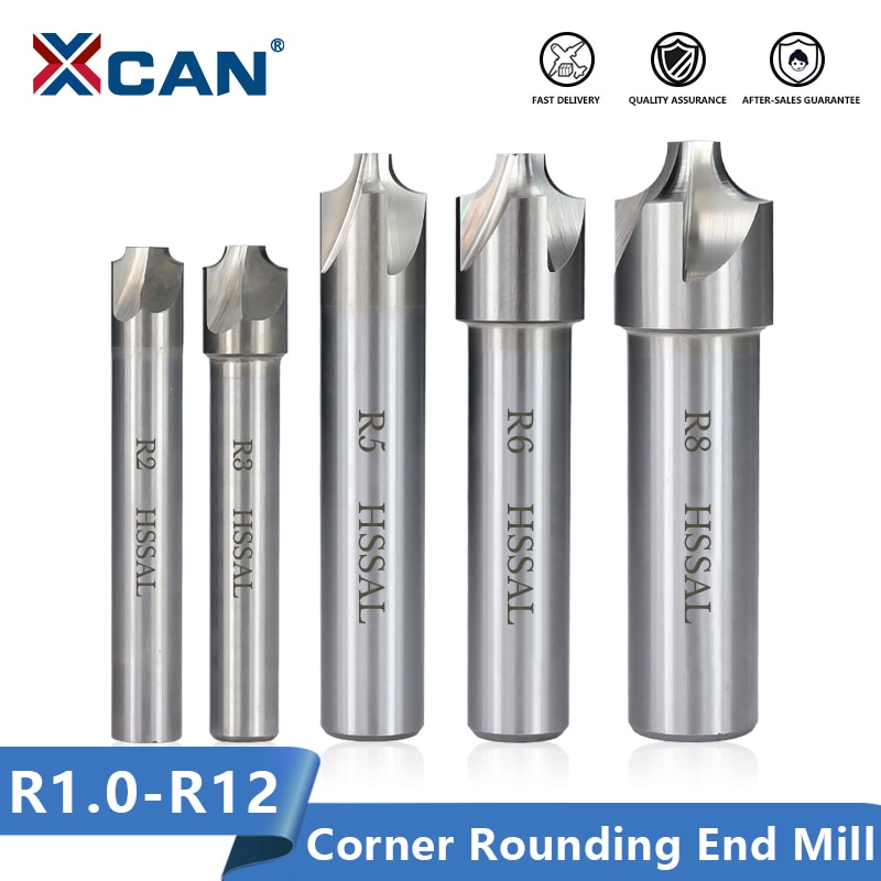 XCAN – fraise à fraiser CNC, R1.0-R12 HSS, fraiseuse à rayon, mèche de routeur