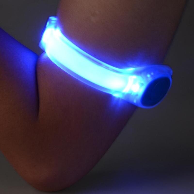 Nacht fietsen hardlopen led licht armband 8 kleuren reflecterende veiligheidsband sportband waarschuwingsarm outdoor veiligheidsband reflecterend  b2 n 8