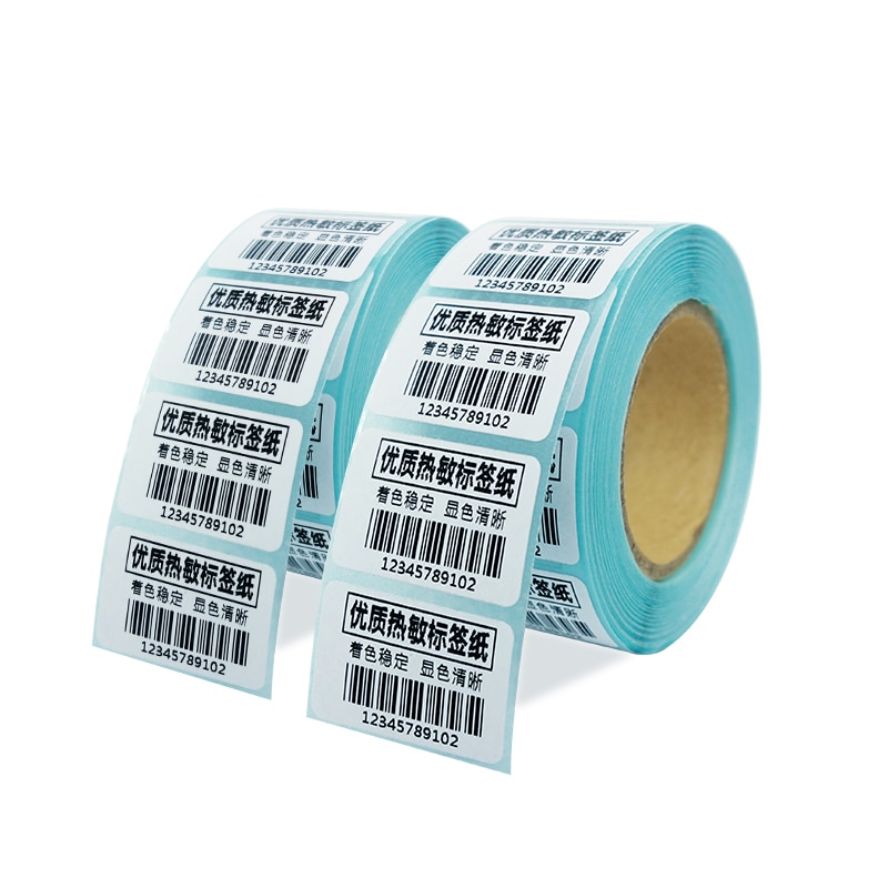 Direct Thermal Sticker 32mm x 25mm roll of 800pcs total 5600 labels (7 Rolls) TOP Coated thermal label roll