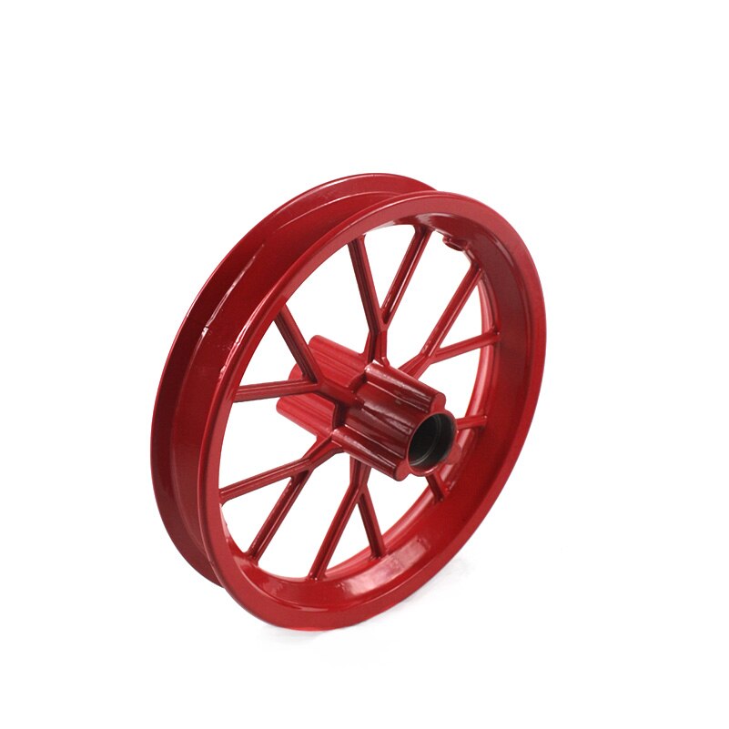 Paire avant arrière 121/2x2.75 pneu roue jante remplacement pour 49cc Mini Moto Pocket Dirt Bike, rouge: rear hub