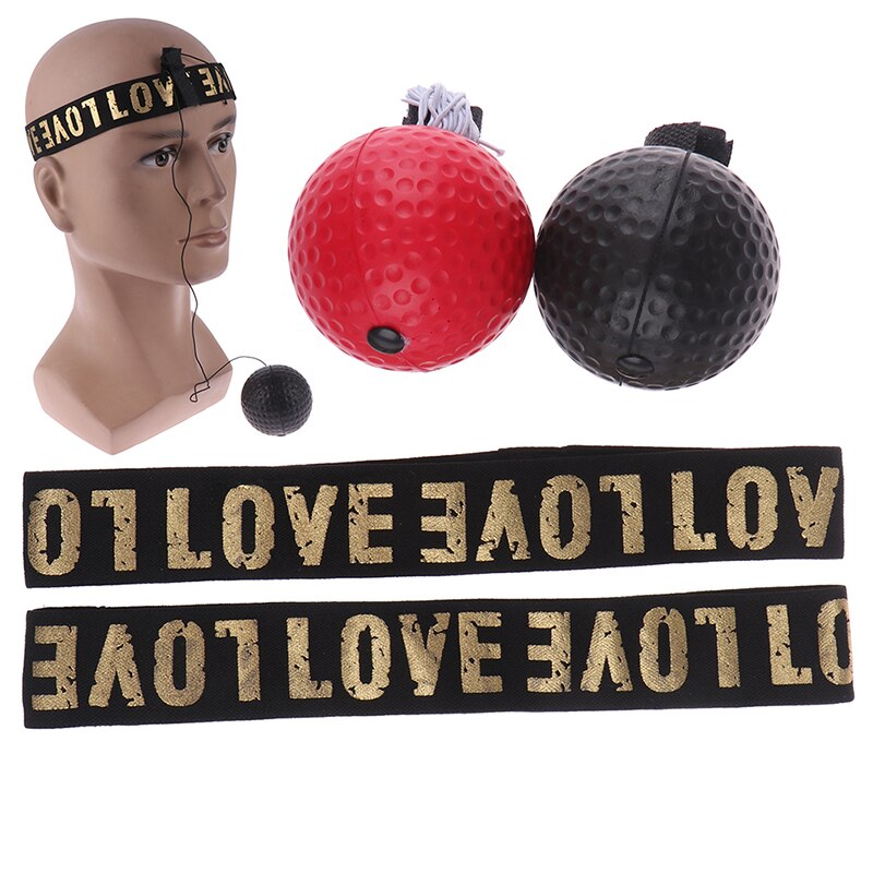 Boxing Reflex Speed Punch Ball Sanda Boxer Raising Reaction Force Hand Eye Training Set Stress Gym Boxing Muay Thai Exercise