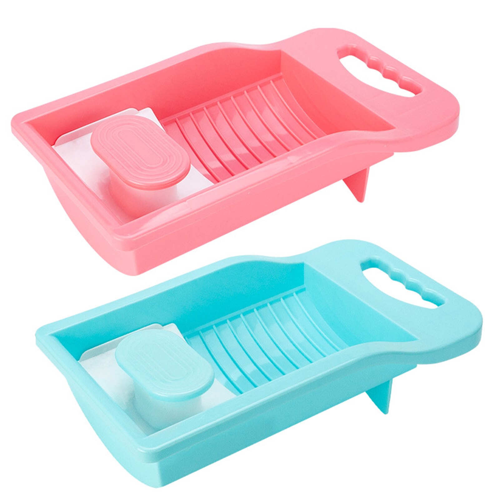 Mini Washboard Non-slip Household Clothes Washing Board Dormitory Washing Socks Underwear Lazy Artifact