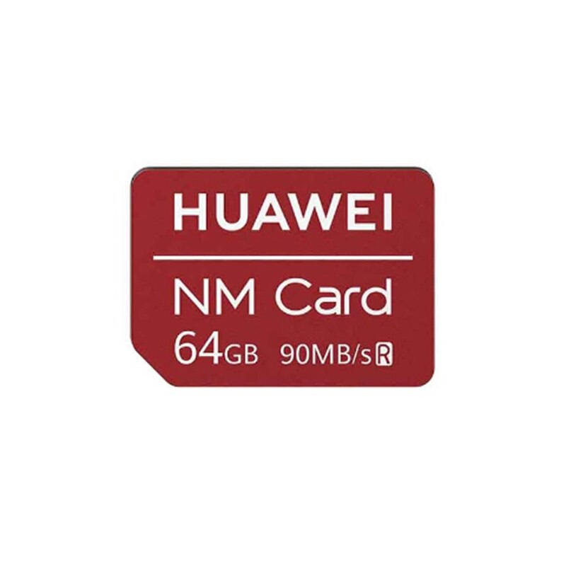 Huawei NM geheugenkaart voor huawei P30/P30 Pro 90 Mb/s geheugenkaart 64 GB NM geheugenkaart: 64GB