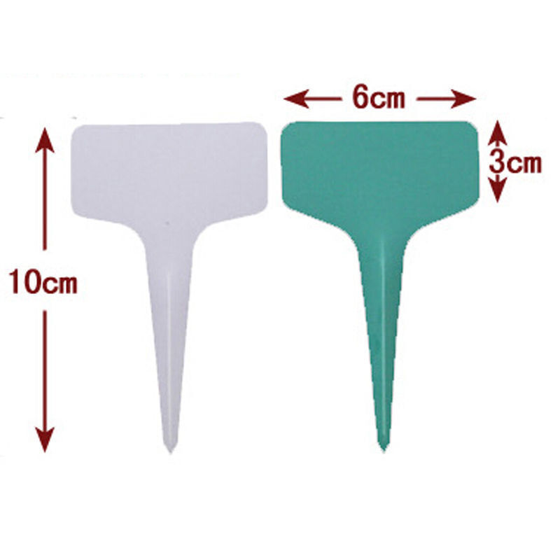 50 ~ 100 Stücke 6-10 cm Pflanze Kunststoff Etiketten Gartenbedarf Kindergarten Tablett Marker Diy Garten Dekorieren Werkzeuge Blumentöpfe Landung Stichworte