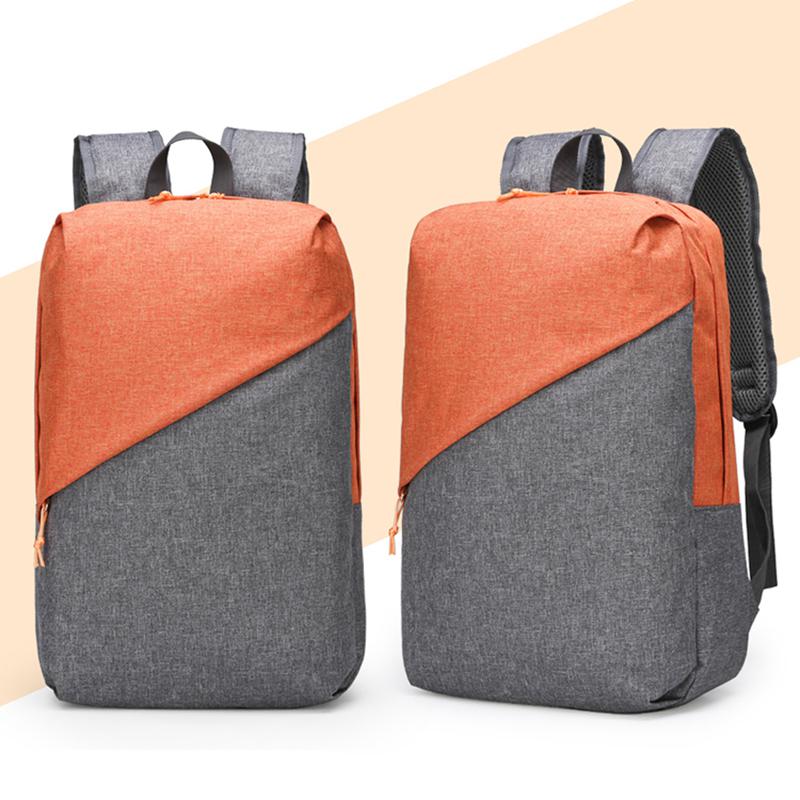 Mochila De para hombres, mochila para ordenador portátil, bolso de hombro de Nylon, mochila para hombres, mochila para adolescentes: Orange