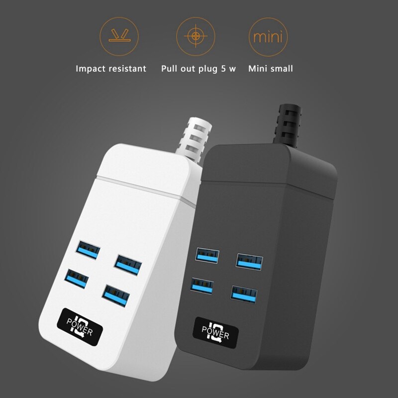 Power Strip with USB with 3 USB Charger, Multifunction Desktop Charging Station for Home, Office, Dorm