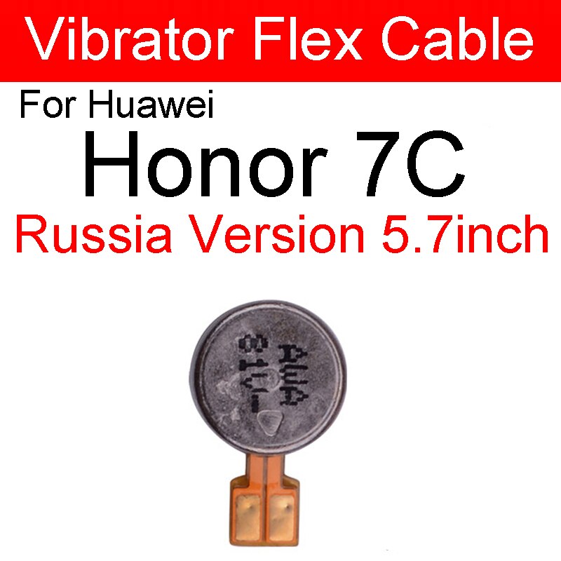 Trilmotor flexkabel voor huawei honor play 8a 7c 7a 7x 7s 6c 6x pro ru wereldwijde versie trilmotor vervangende onderdelen: Voor eer 7c 5.7 inch