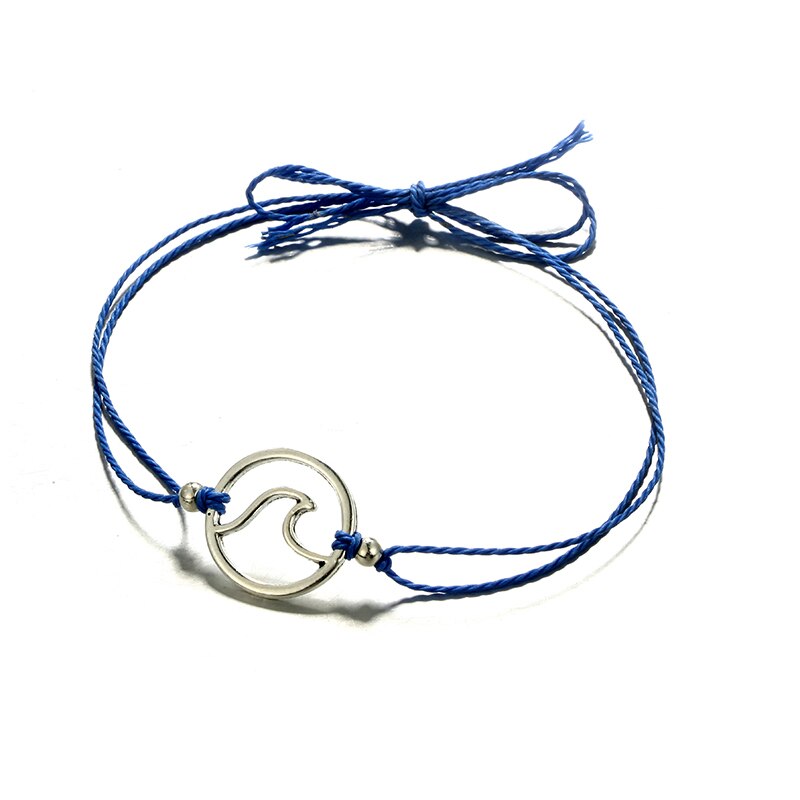 Tocona Böhmen Kompass Meer Schildkröte Welle Anhänger Kette Armbänder einstellen für Frauen Handgemachten Schmuck Zubehör 6706