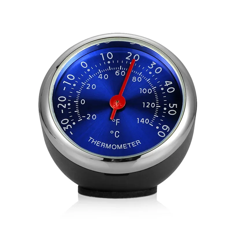 Auto Ornament Automotive Klok Auto Horloge Thermometer Hygrometer Thuis Auto Interieur Decoratie Klok In Auto Accessoires: Thermometer
